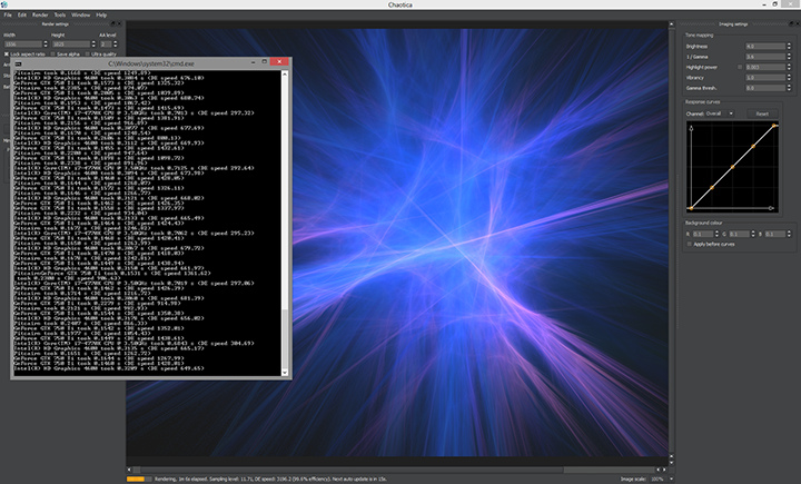 Multi-GPU rendering screenshot